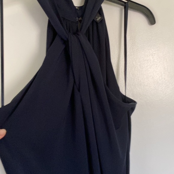 Ann Taylor navy blue jumpsuit, size Small - Picture 5 of 8